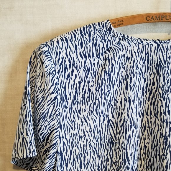 PENBROOK LANE WOMENS SHORT SLEEVE CAREER BLOUSE - Picture 4 of 5